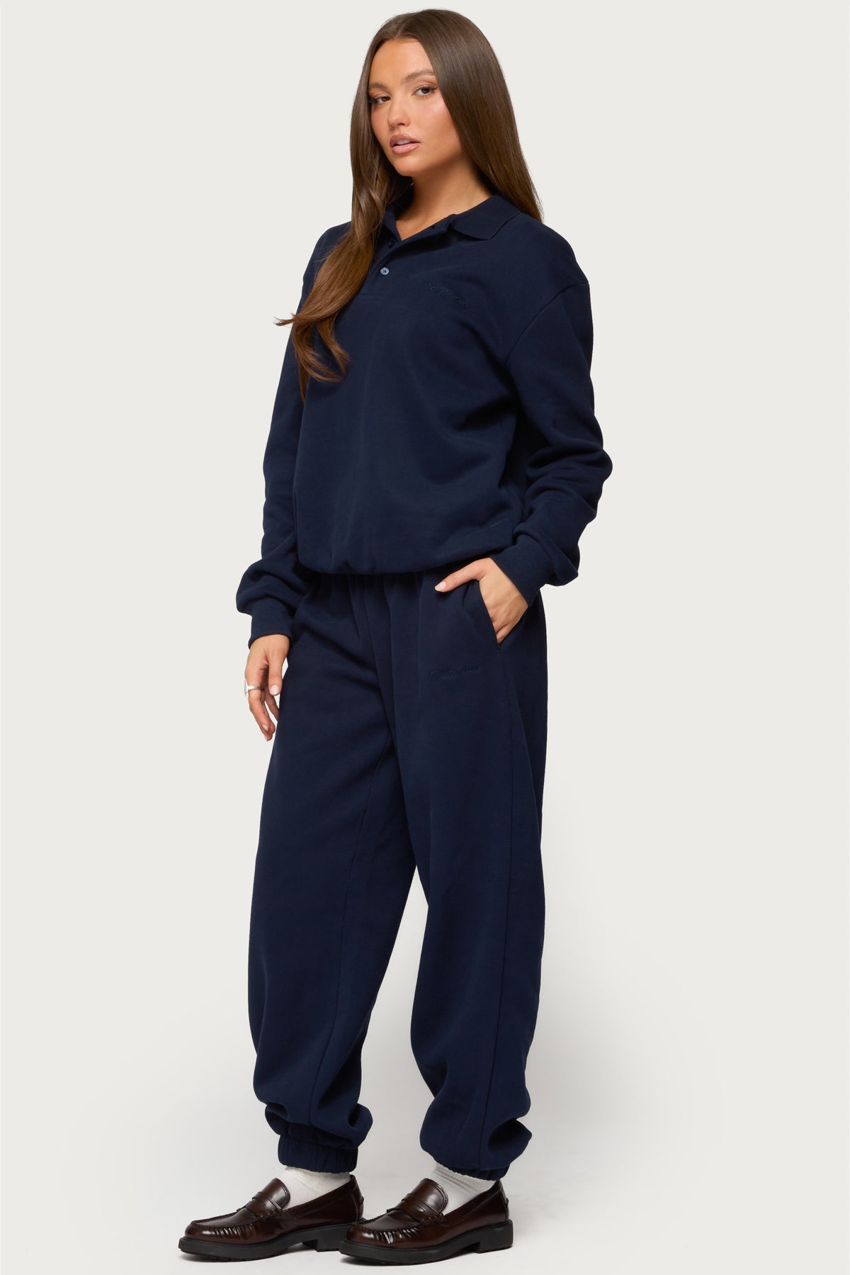 Jayce Oversized Edikted Polo Sweatshirt - Image 4
