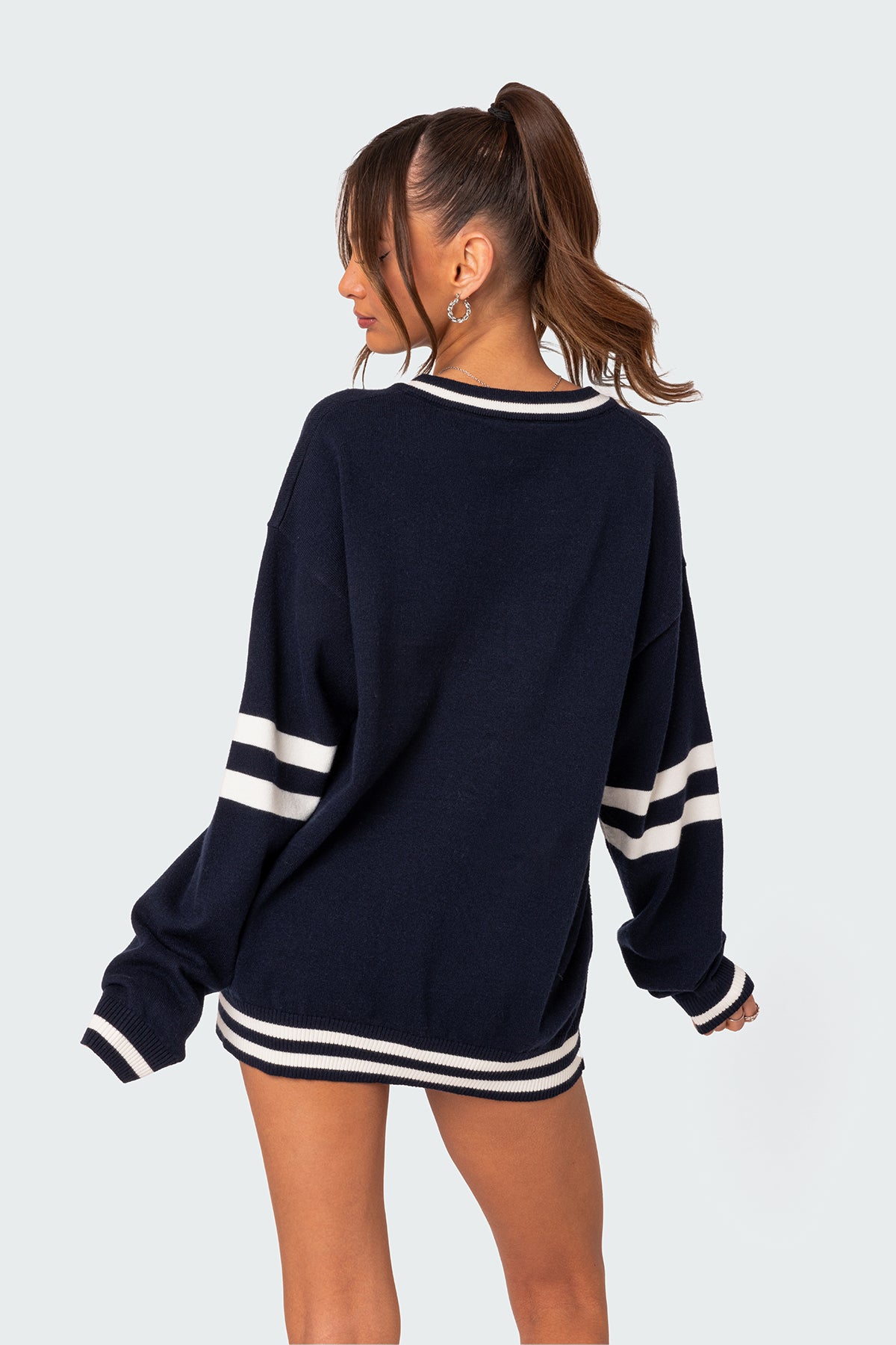 90S In New York Oversized Sweater - Image 4