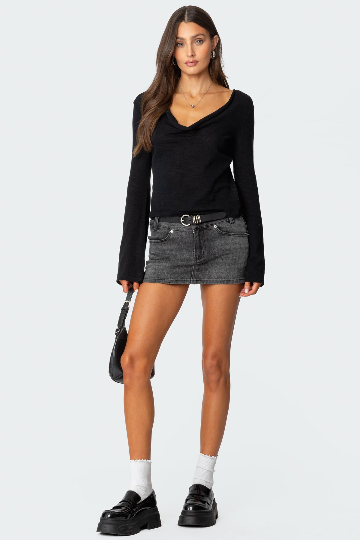 Amira Cowl Neck Sweater - Image 2