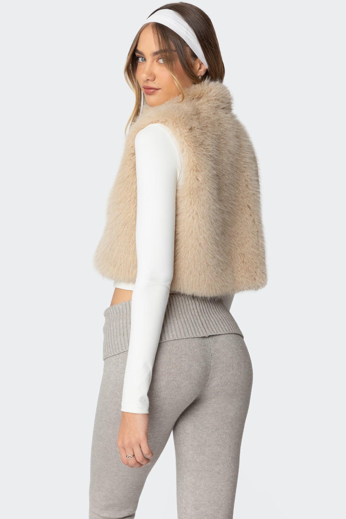 Cassandra Faux Fur Vest - Image 5