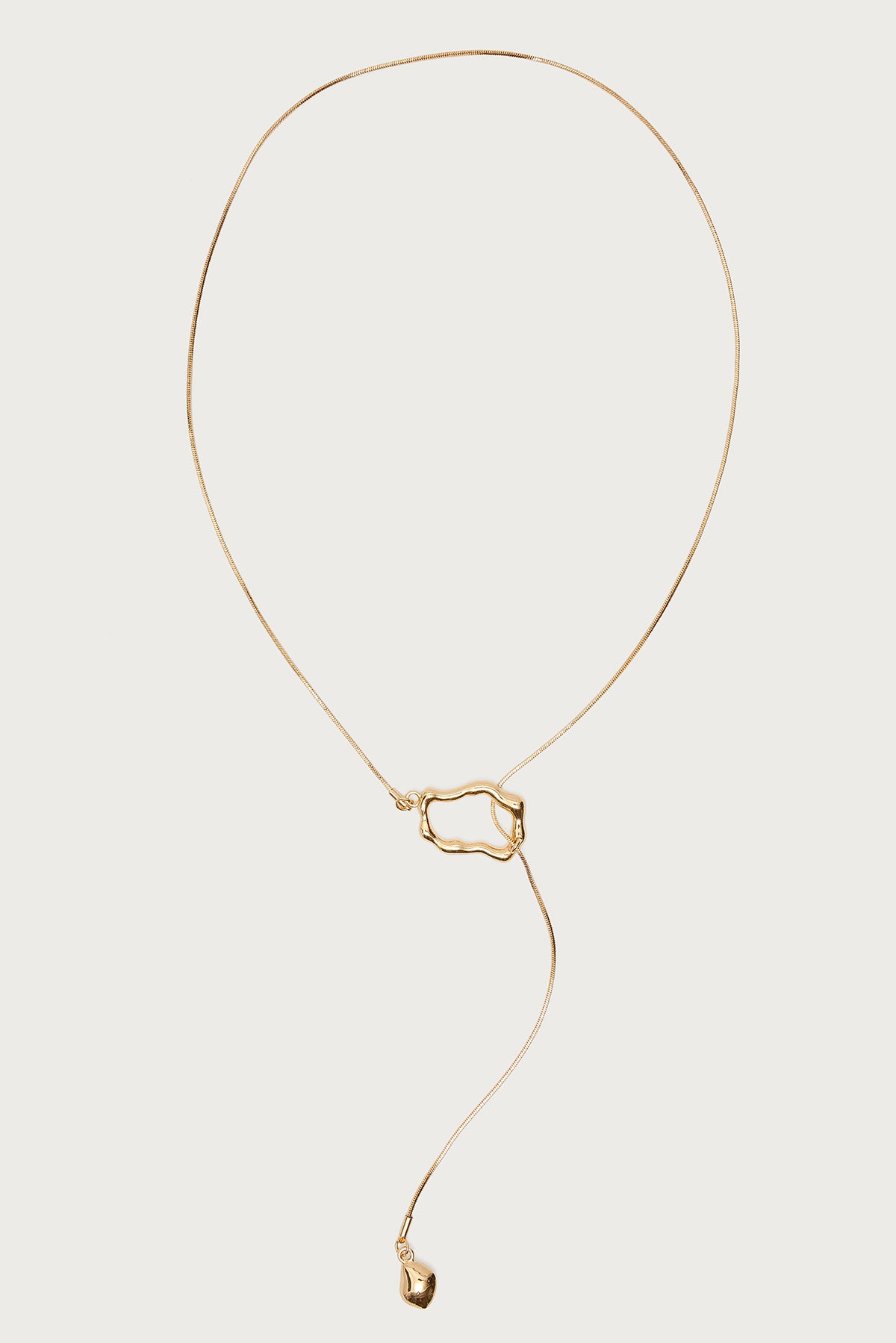 Abstract Pendant Cascading Necklace - Image 2