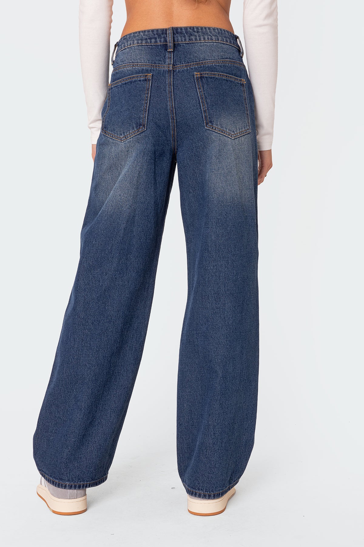 Karie Mid Rise Baggy Jeans - Image 4