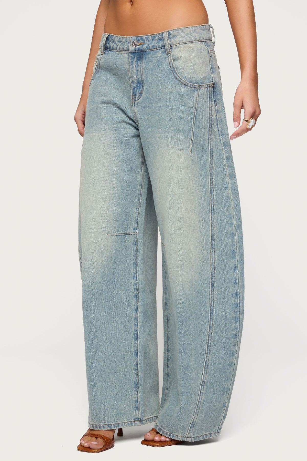 Ilara Low Rise Barel Jeans - Image 4