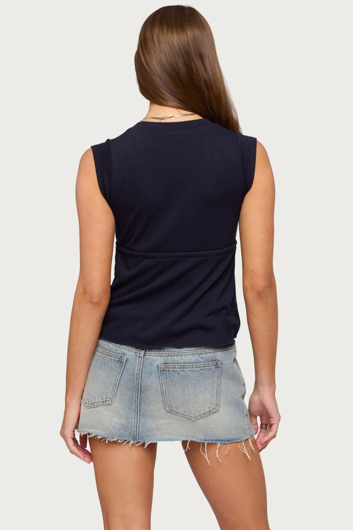 Rusanna V Neck Babydoll Top - Image 4