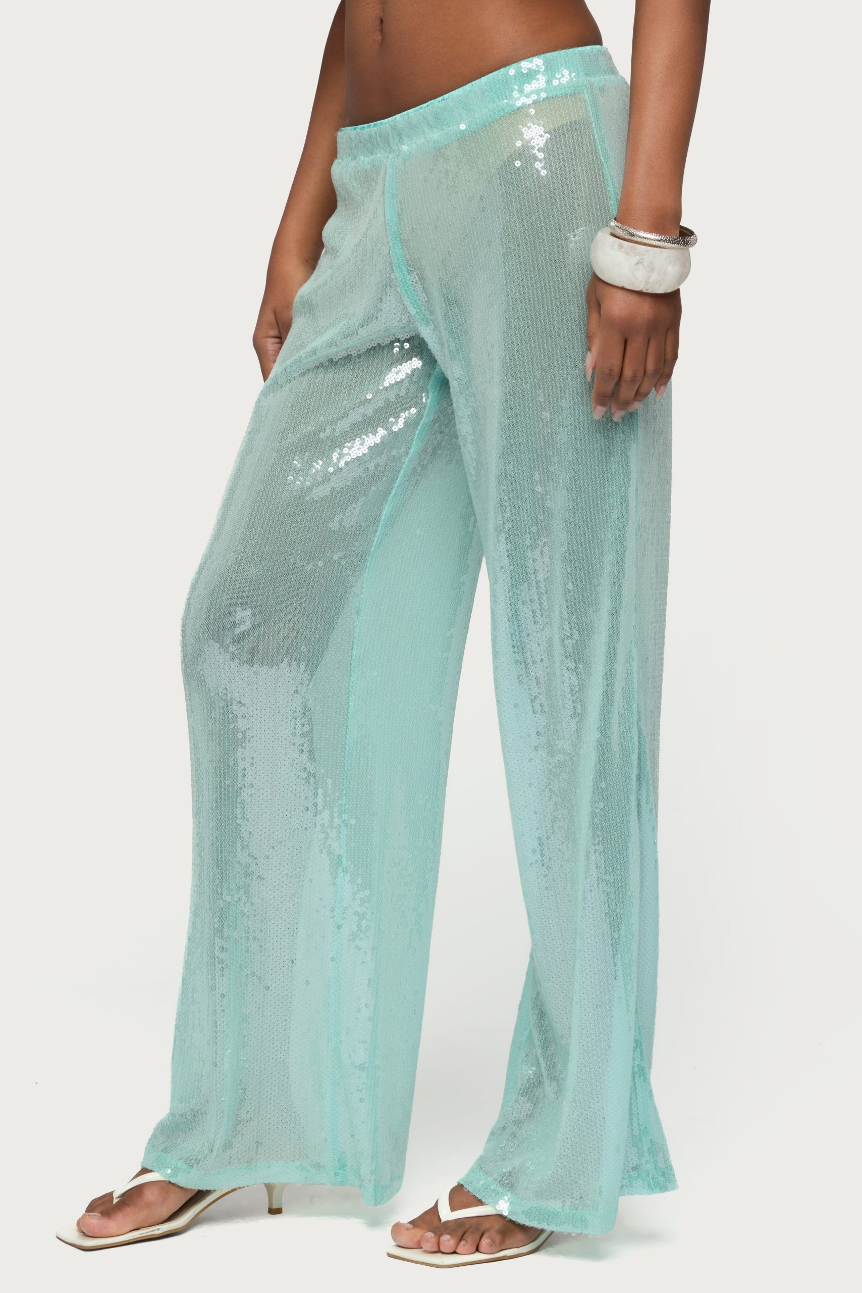 Avalee Sequin Wide Leg Pants - Image 4