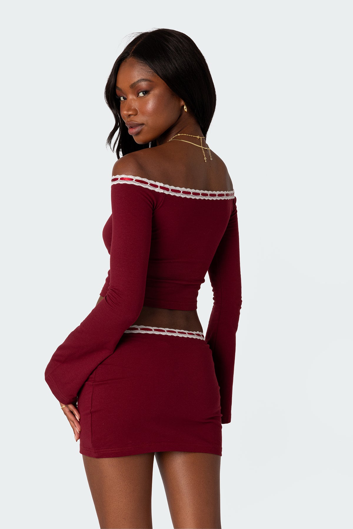 Seline Ribbon Trim Top - Image 4