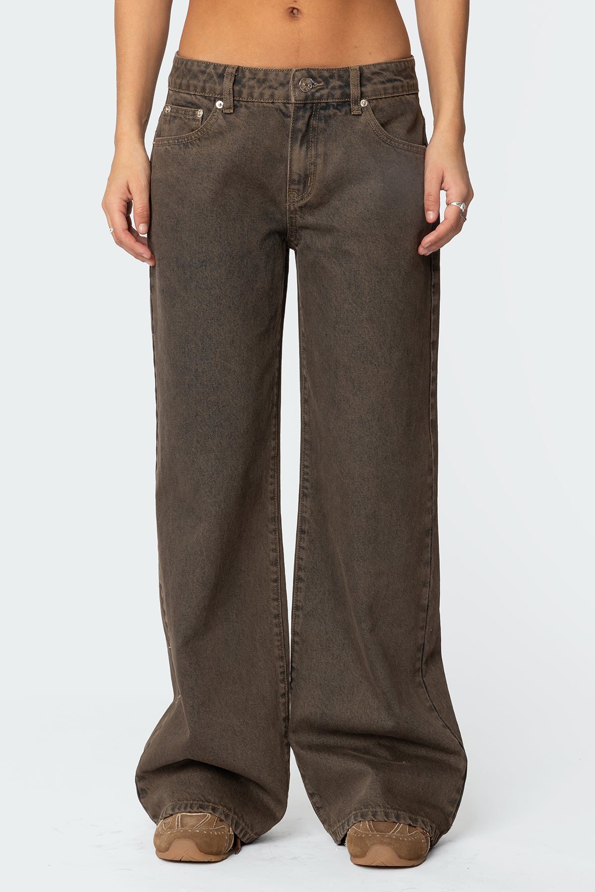 Zahra Mud Wash Low Rise Baggy Jeans - Image 3