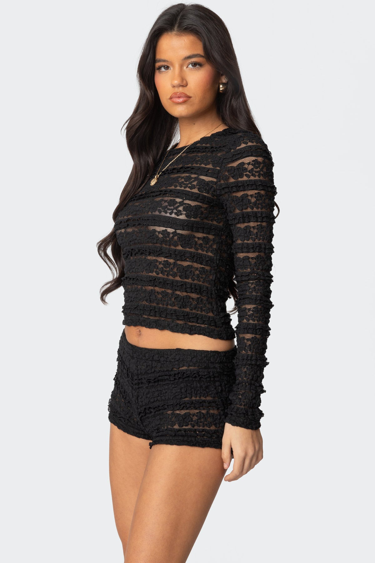 Maisley Sheer Lace Top - Image 3