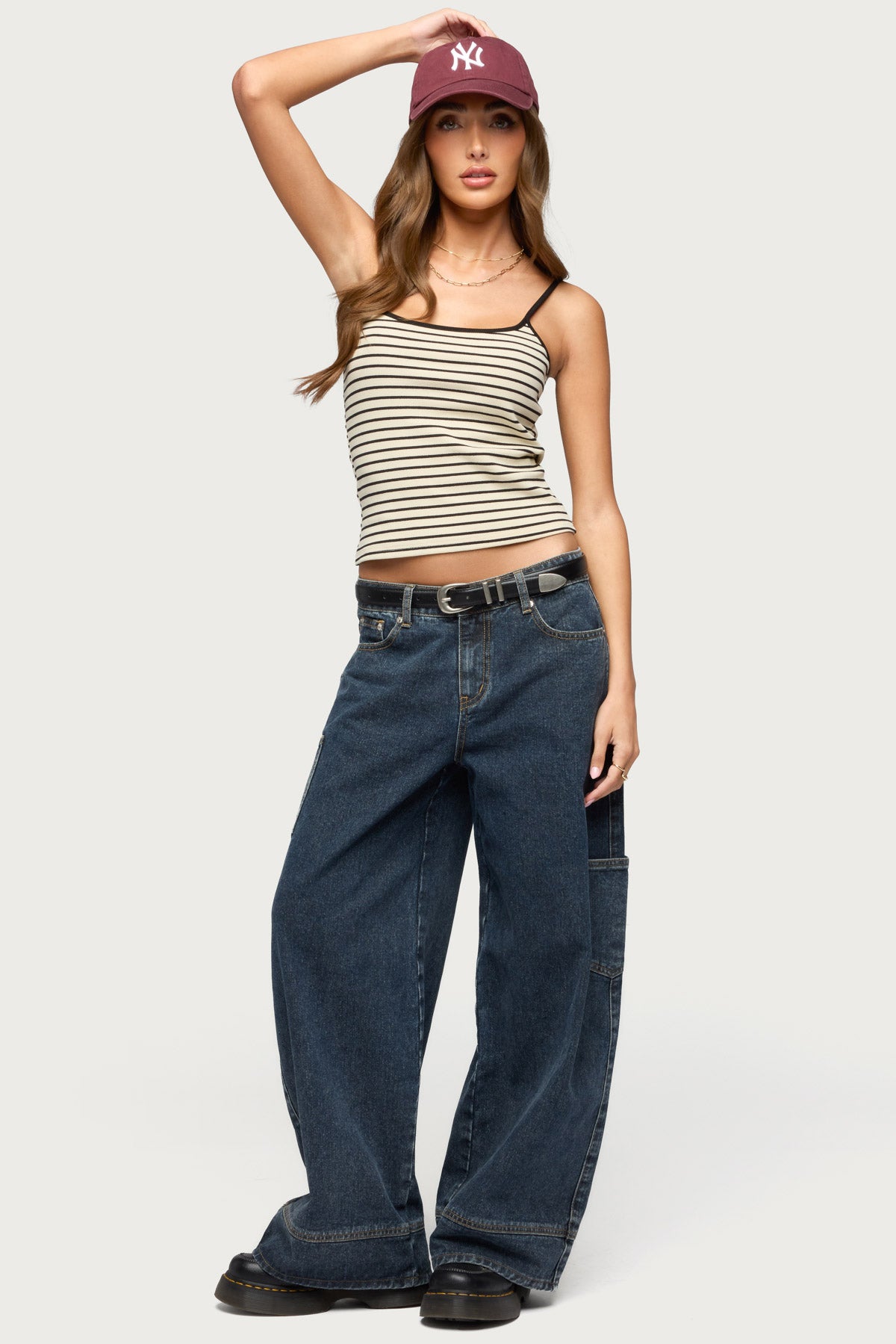 Gretta Striped Ribbed Tank Top - Image 5
