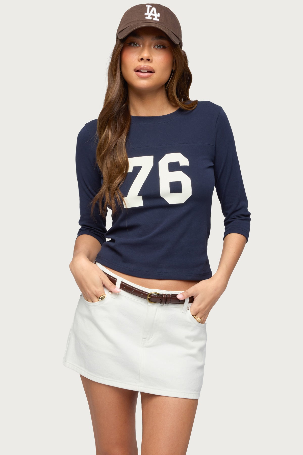 Seventy Six Three-Quarter Sleeve T Shirt