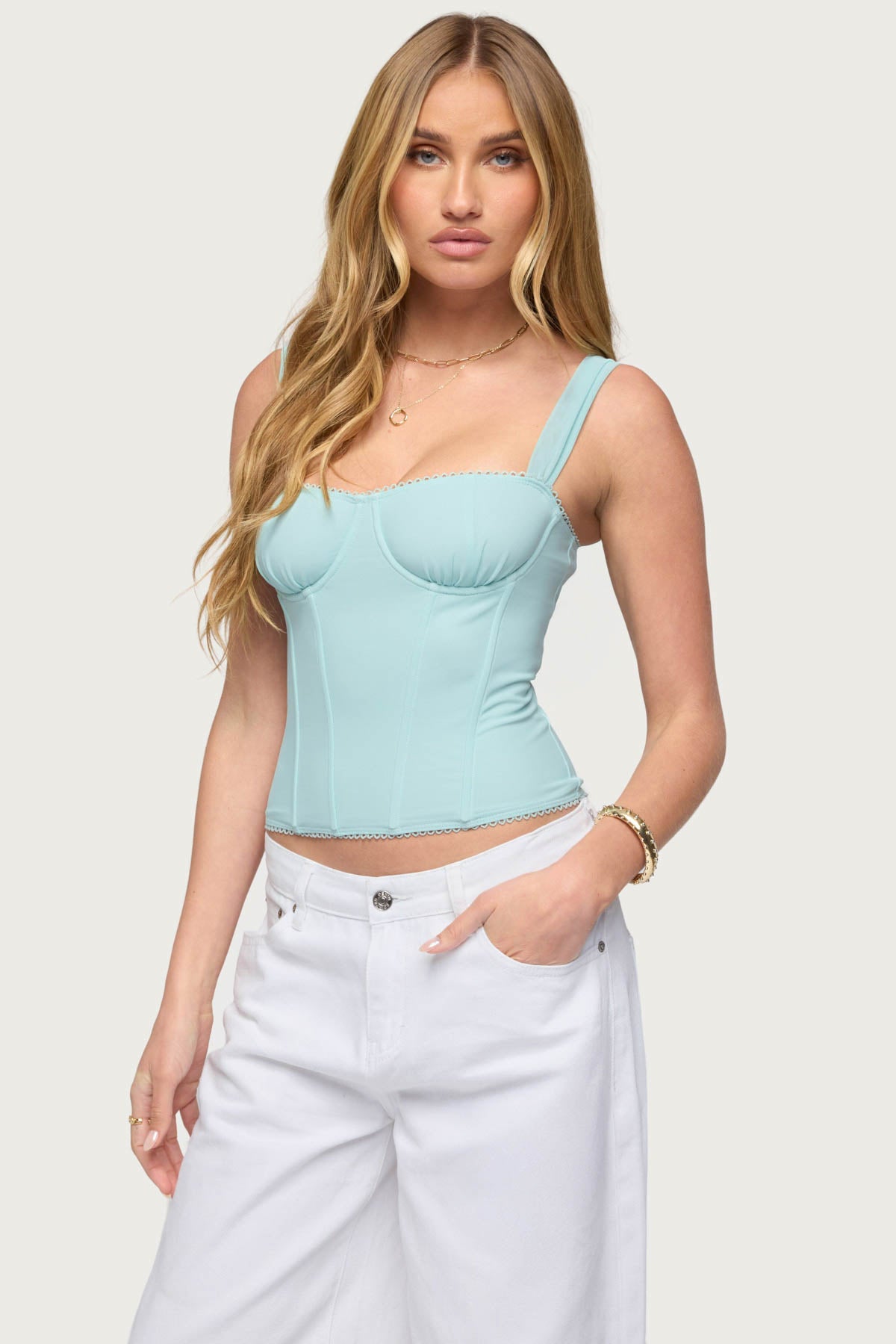 Marcella Wide Strap Corset - Image 3