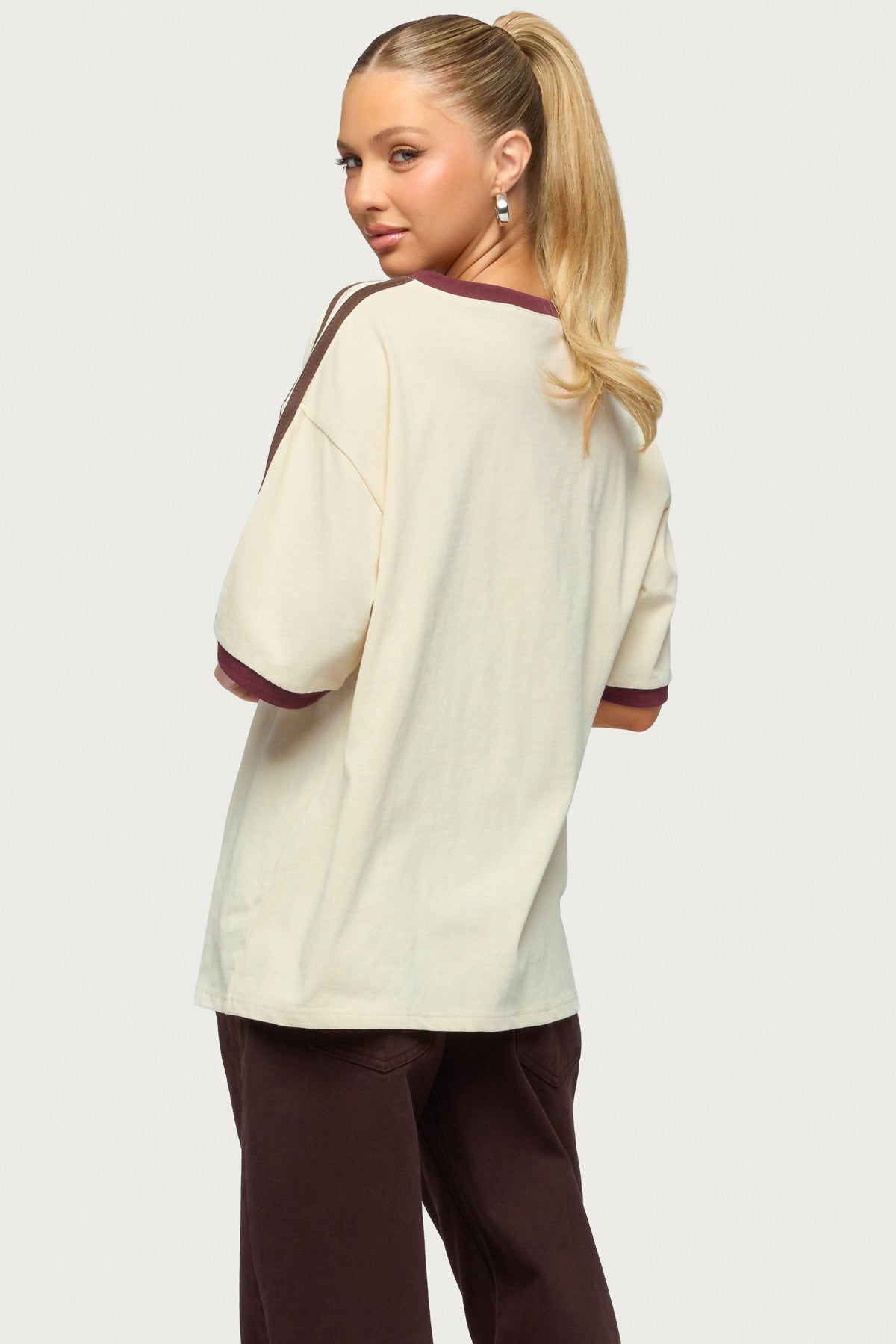 Australia 96 Contrast Oversized T Shirt - Image 5