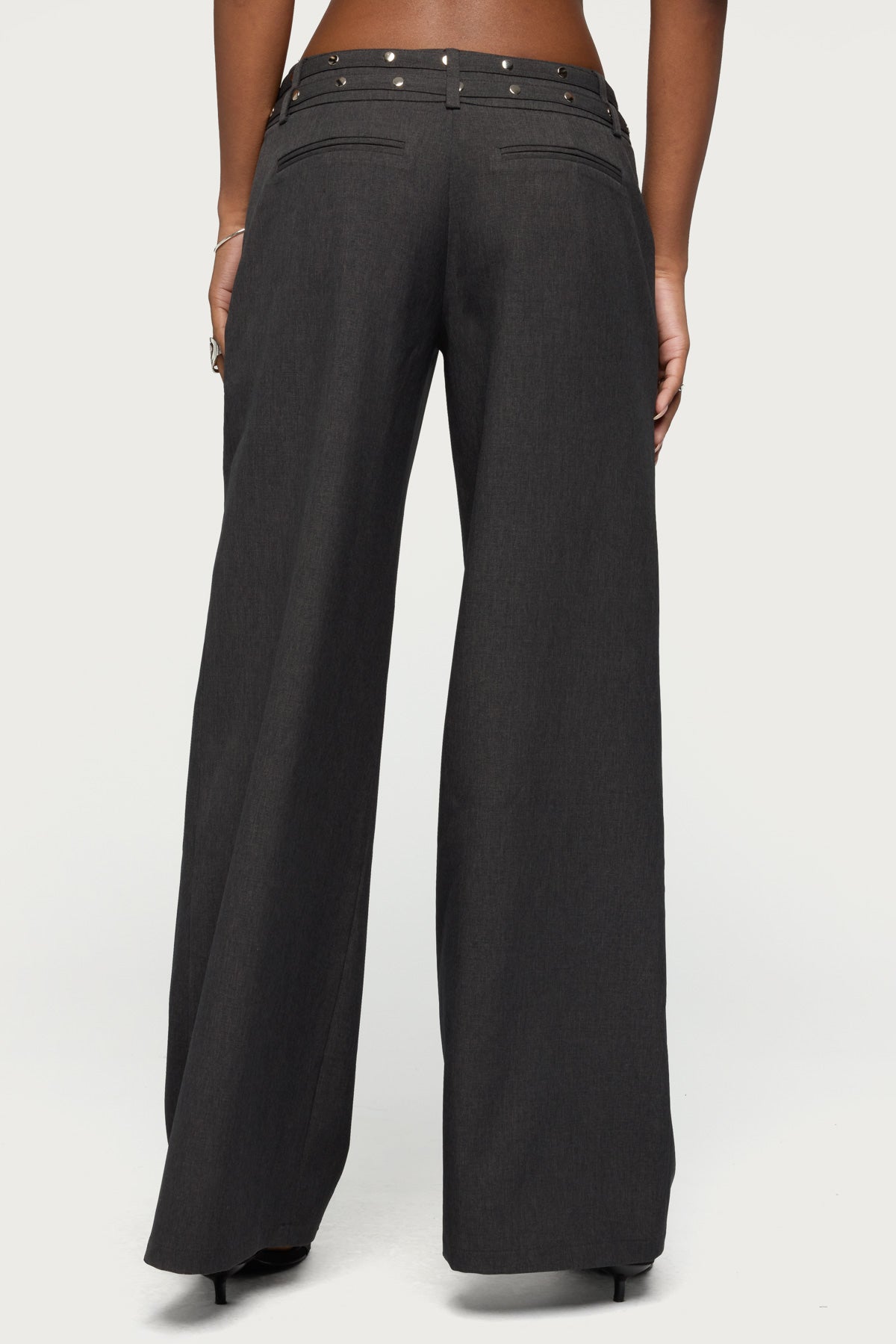 Cruz Double Belt Baggy Tailored Pants - Image 4