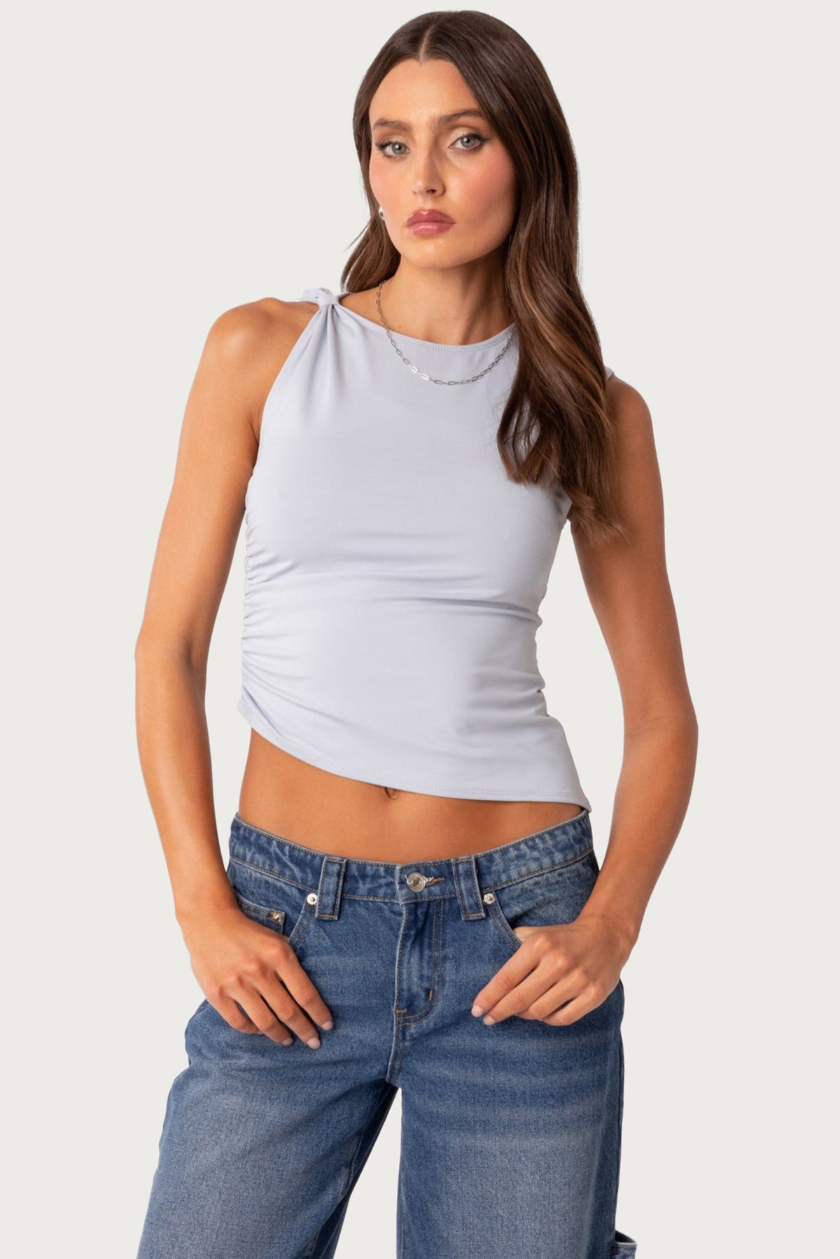Tanya Asymmetric Gathered Top