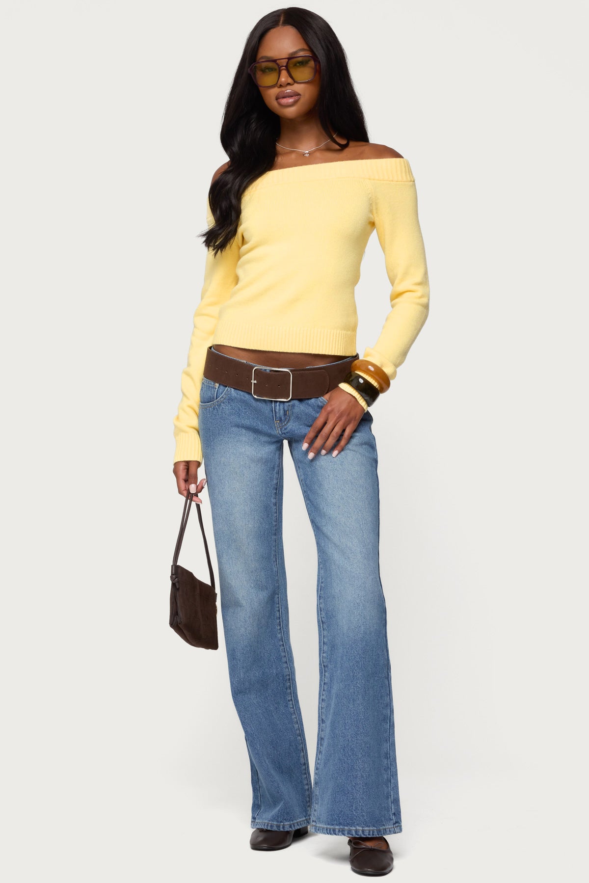 Elona Off Shoulder Knit Top - Image 2