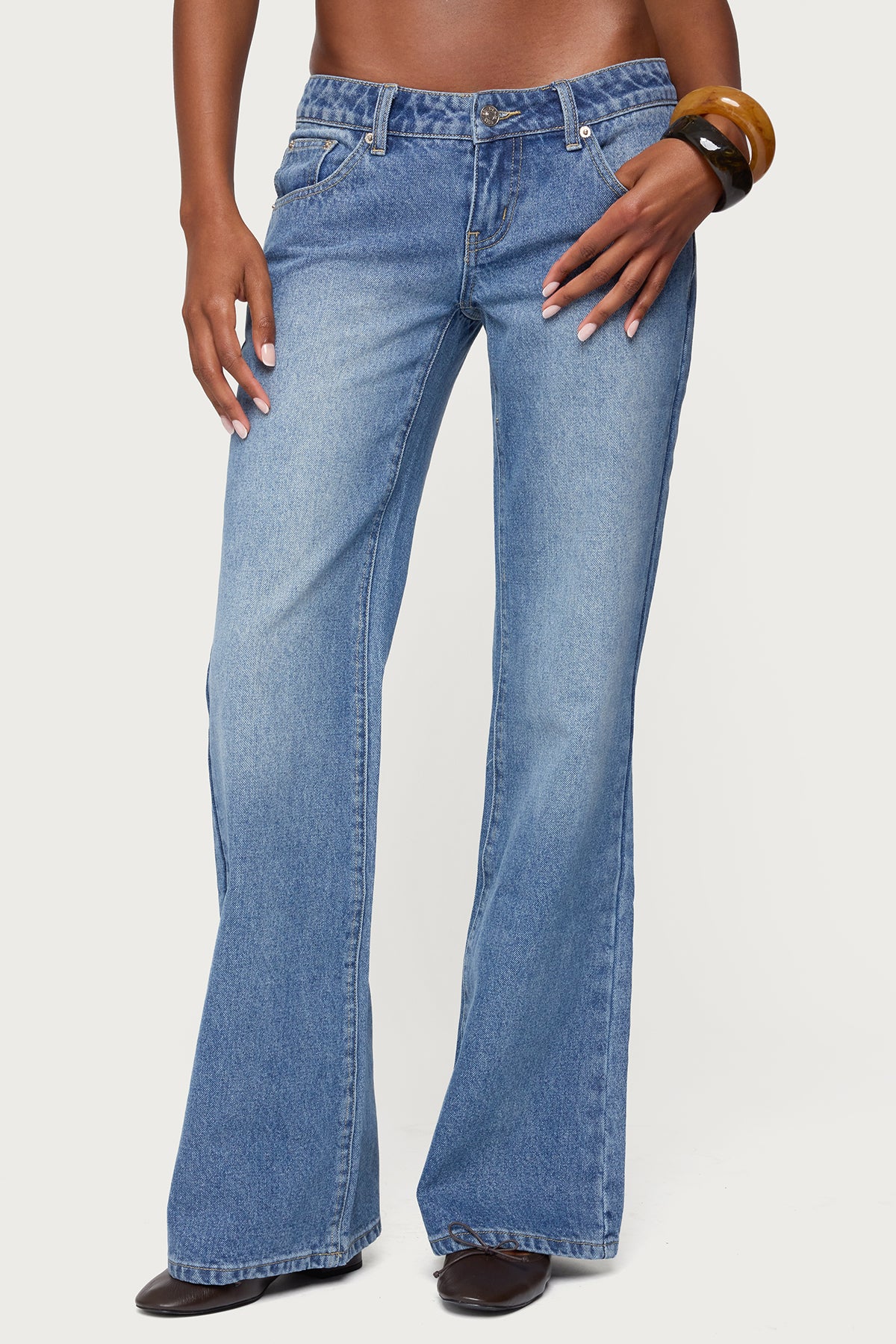 Kiarah Low Rise Bootcut Jeans - Image 2