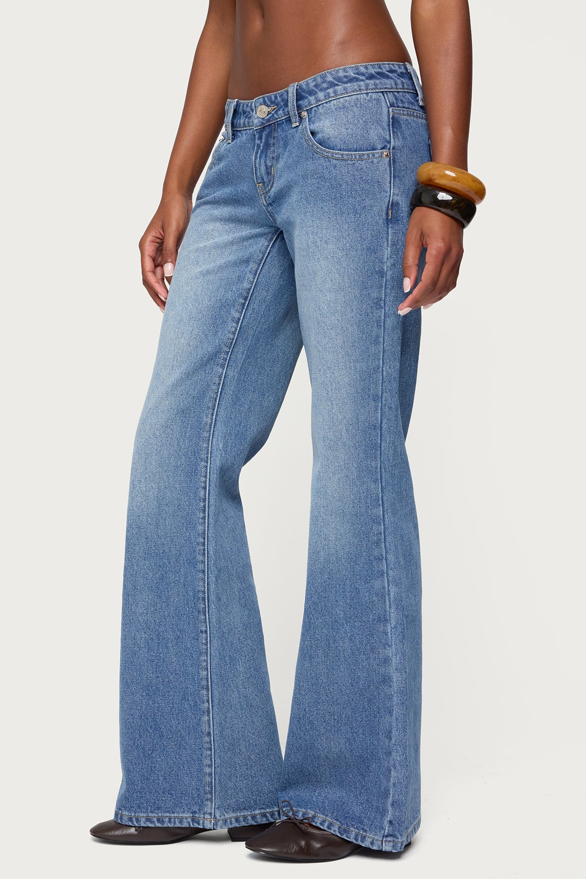 Kiarah Low Rise Bootcut Jeans - Image 4
