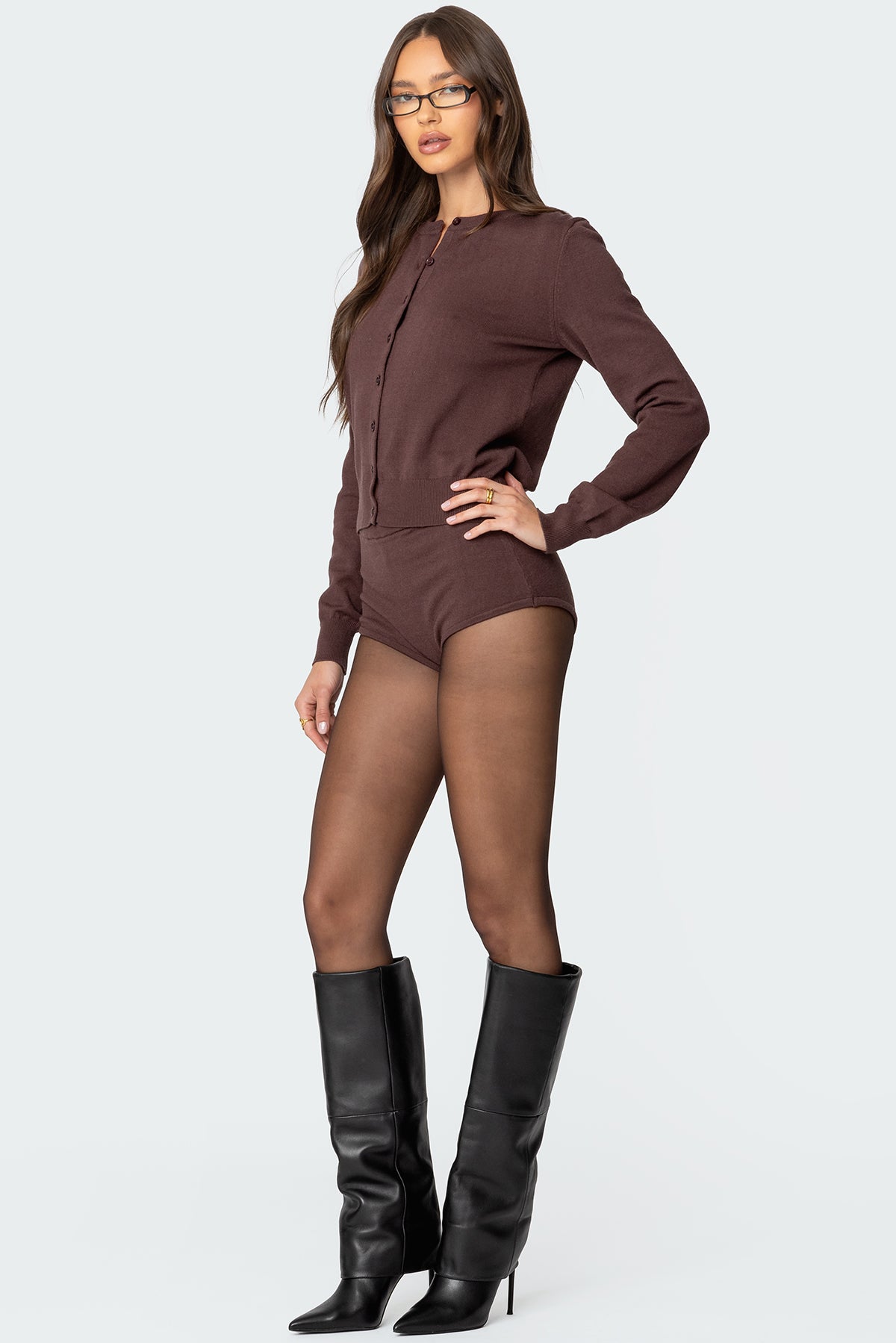 Ashlin Knit Micro Shorts - Image 3