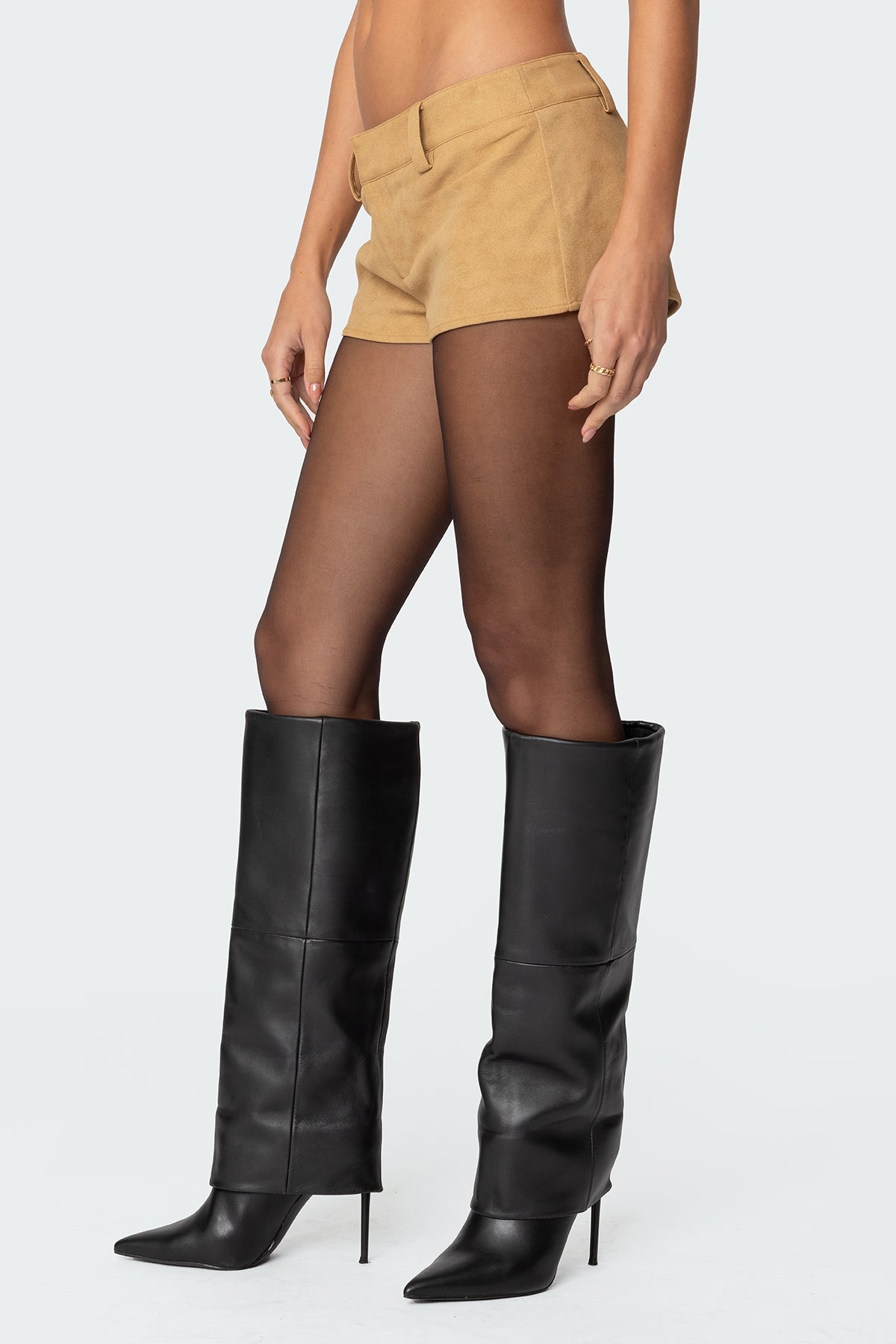 Shane Faux Suede Micro Shorts - Image 4