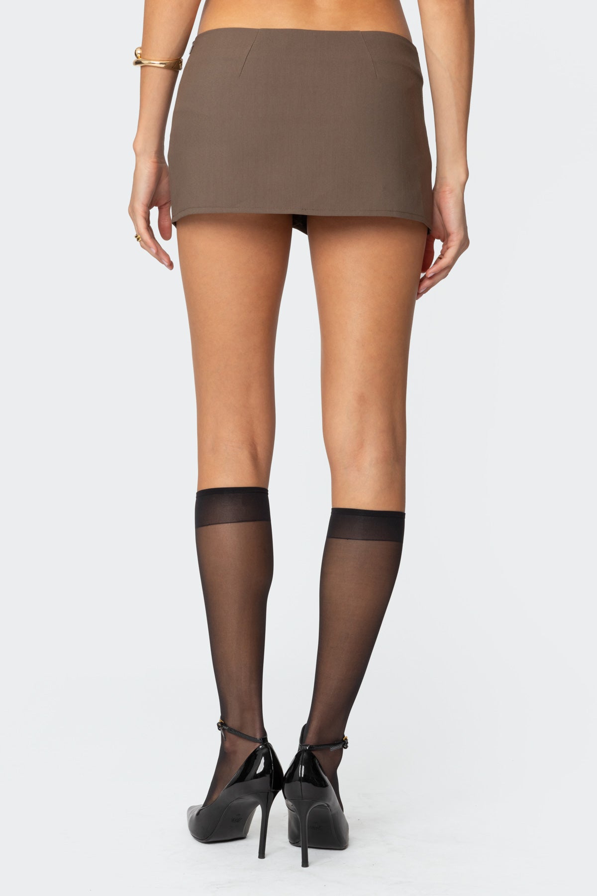 Ellis Buttoned Up Mini Skort - Image 5
