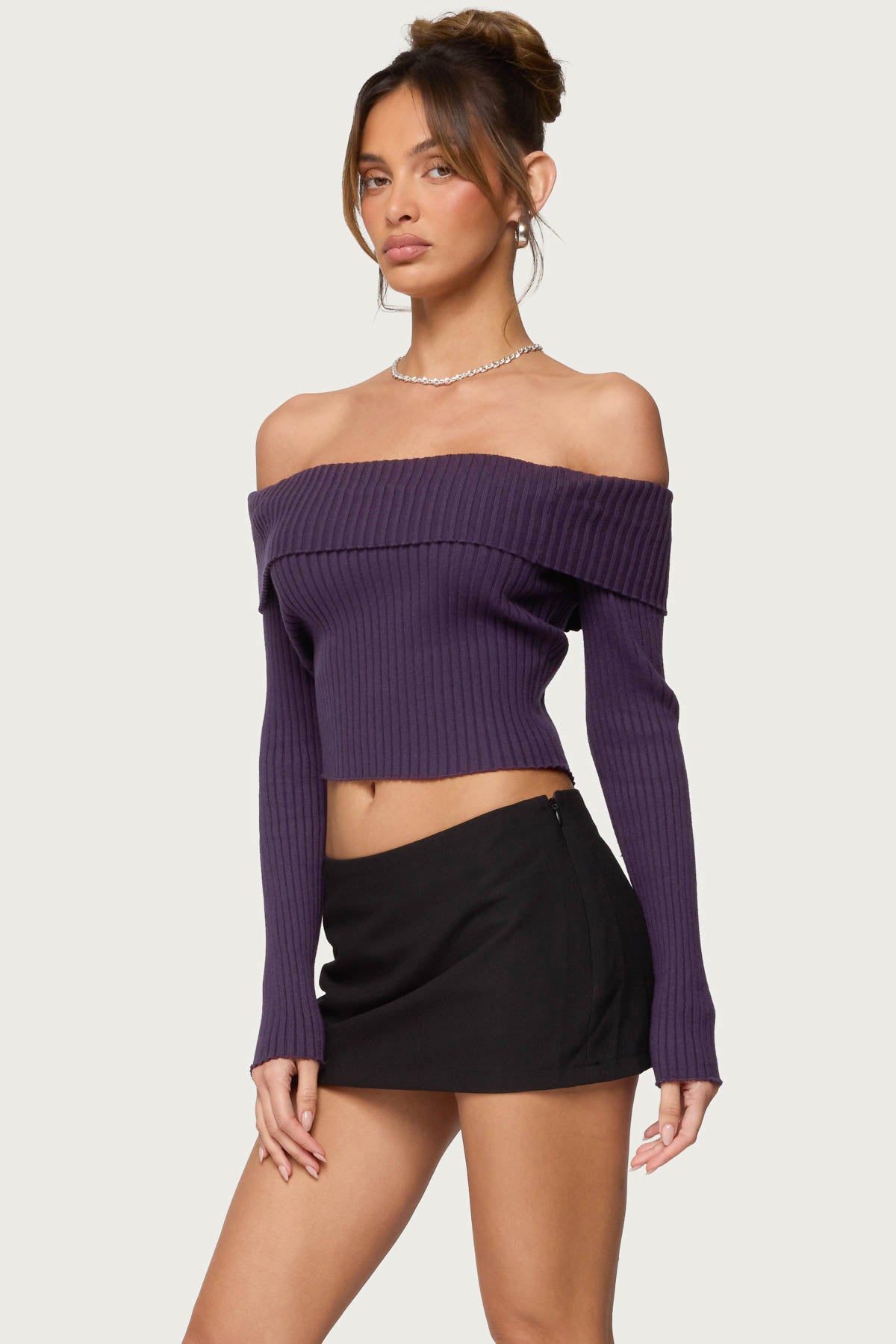 Lauren Knit Foldover Top - Image 3