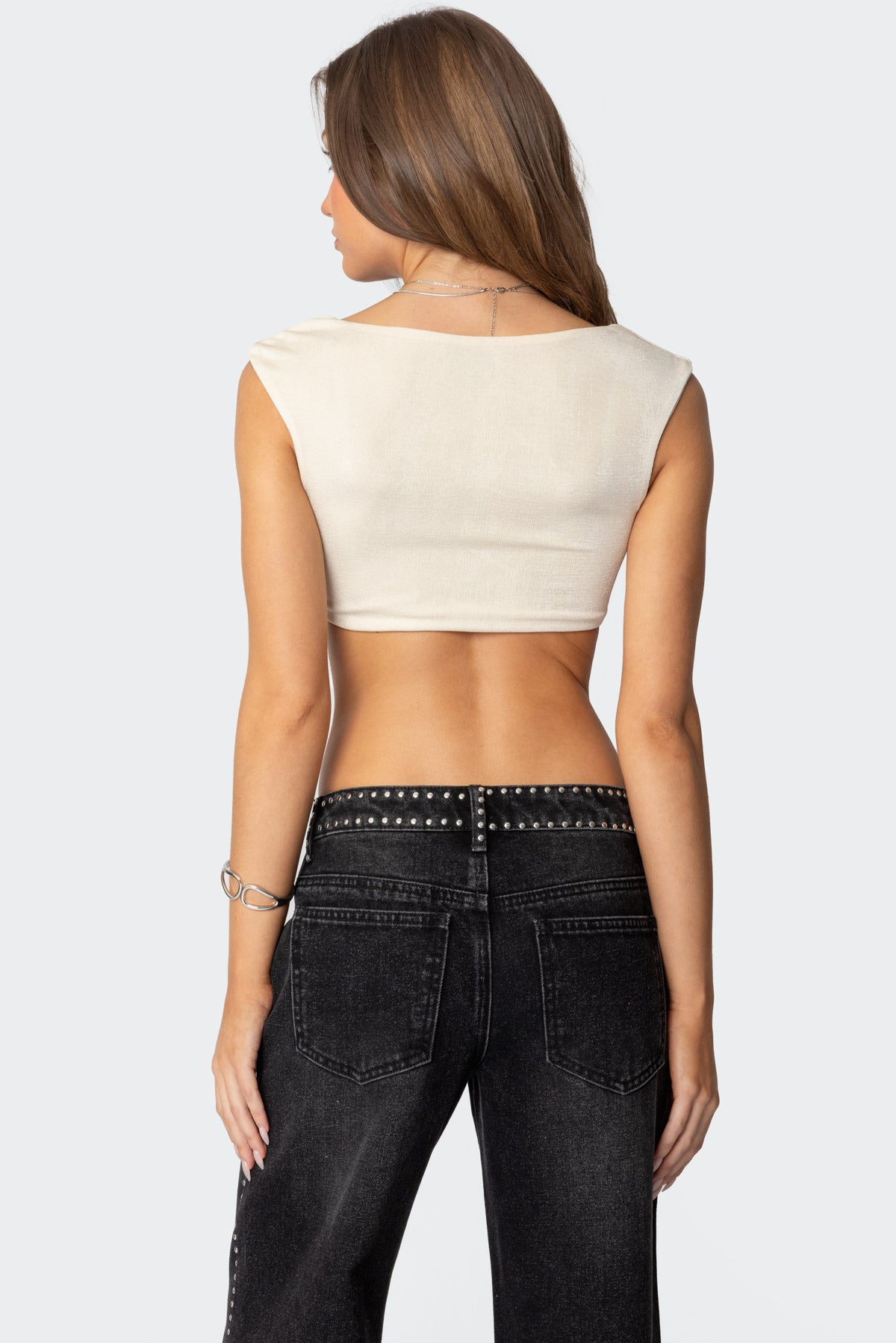 Summit Ruched Crop Top - Image 5