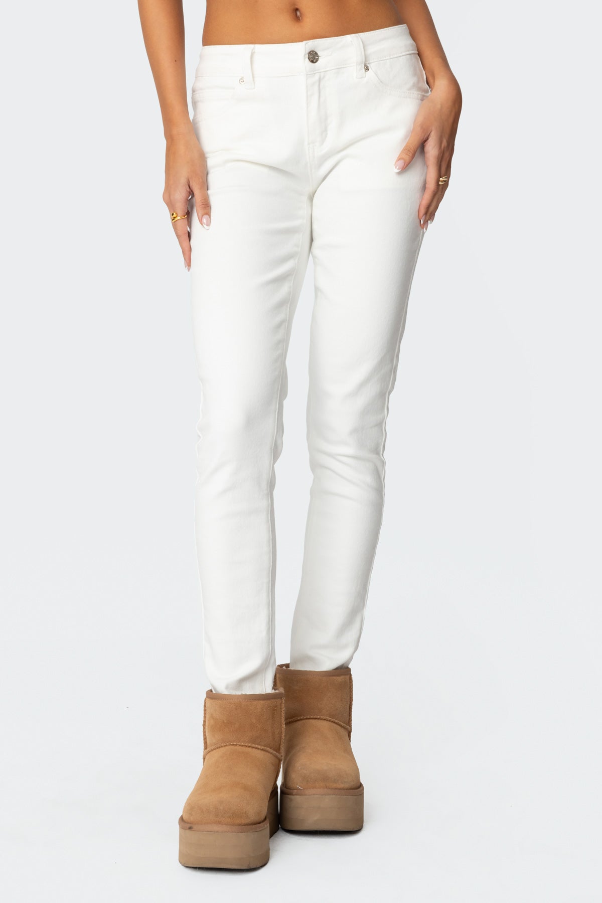 Berta Low Rise Skinny Jeans - Image 2