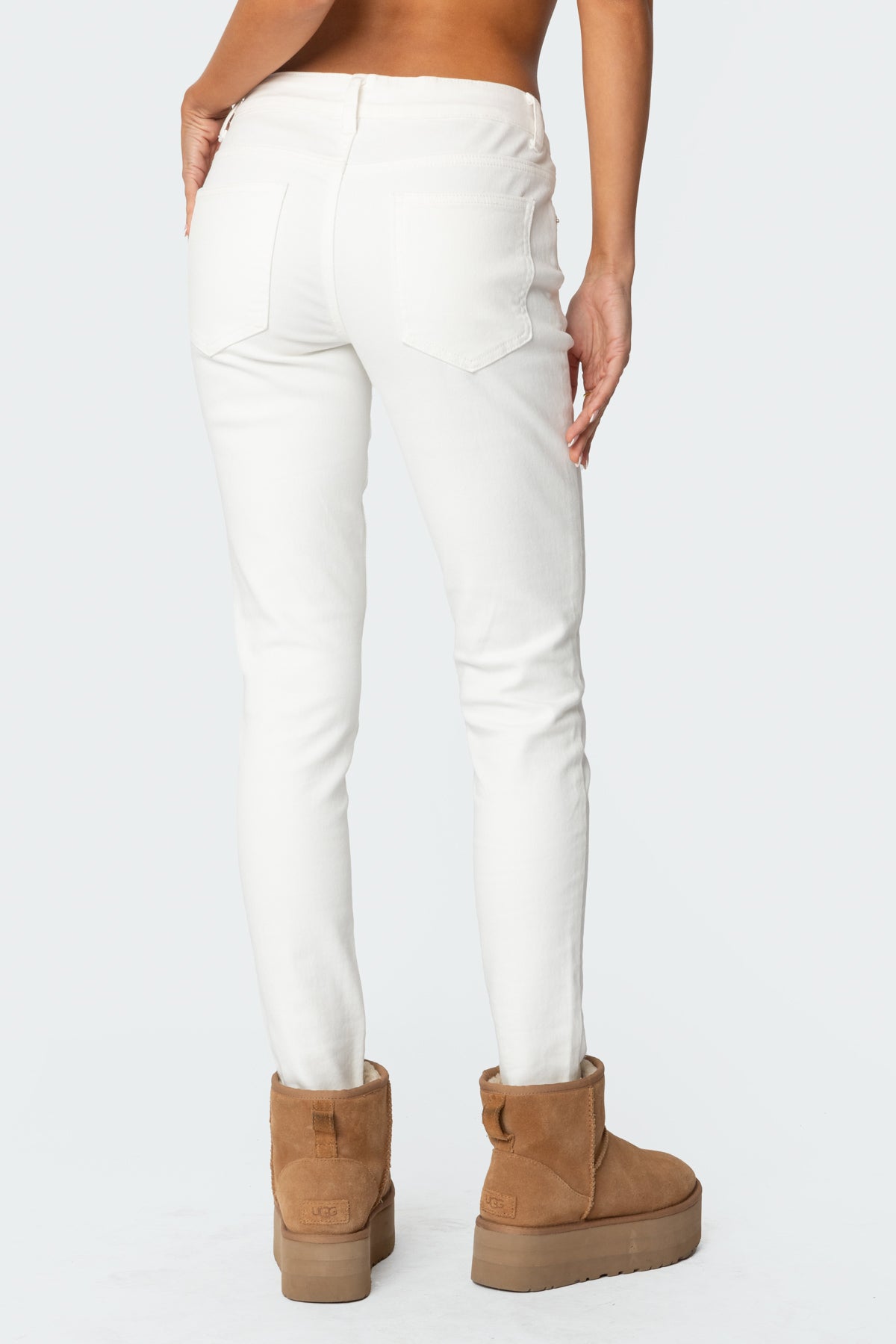 Berta Low Rise Skinny Jeans - Image 5