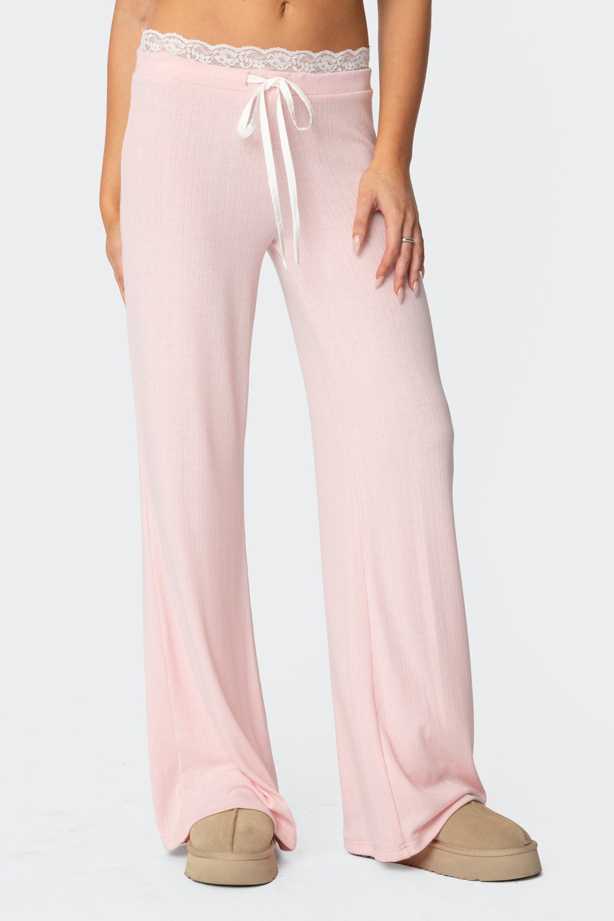 Peekaboo Lace Pants - Image 3