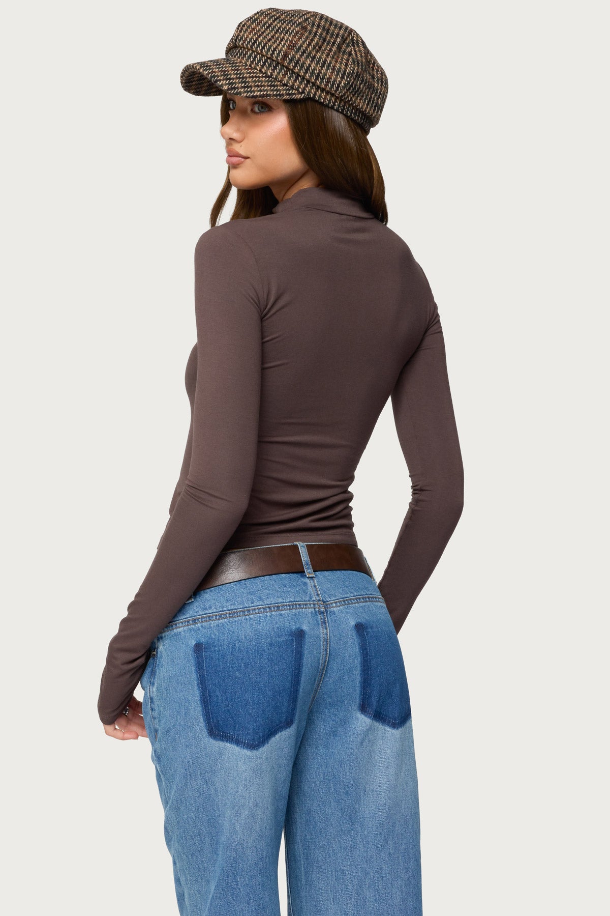 Binta Mock Neck Long Sleeve Top - Image 6