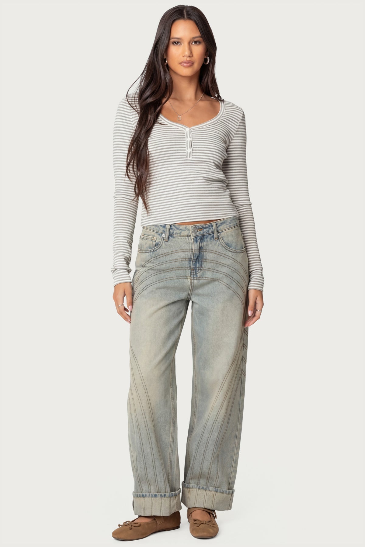 Jocelyn Striped Top - Image 2
