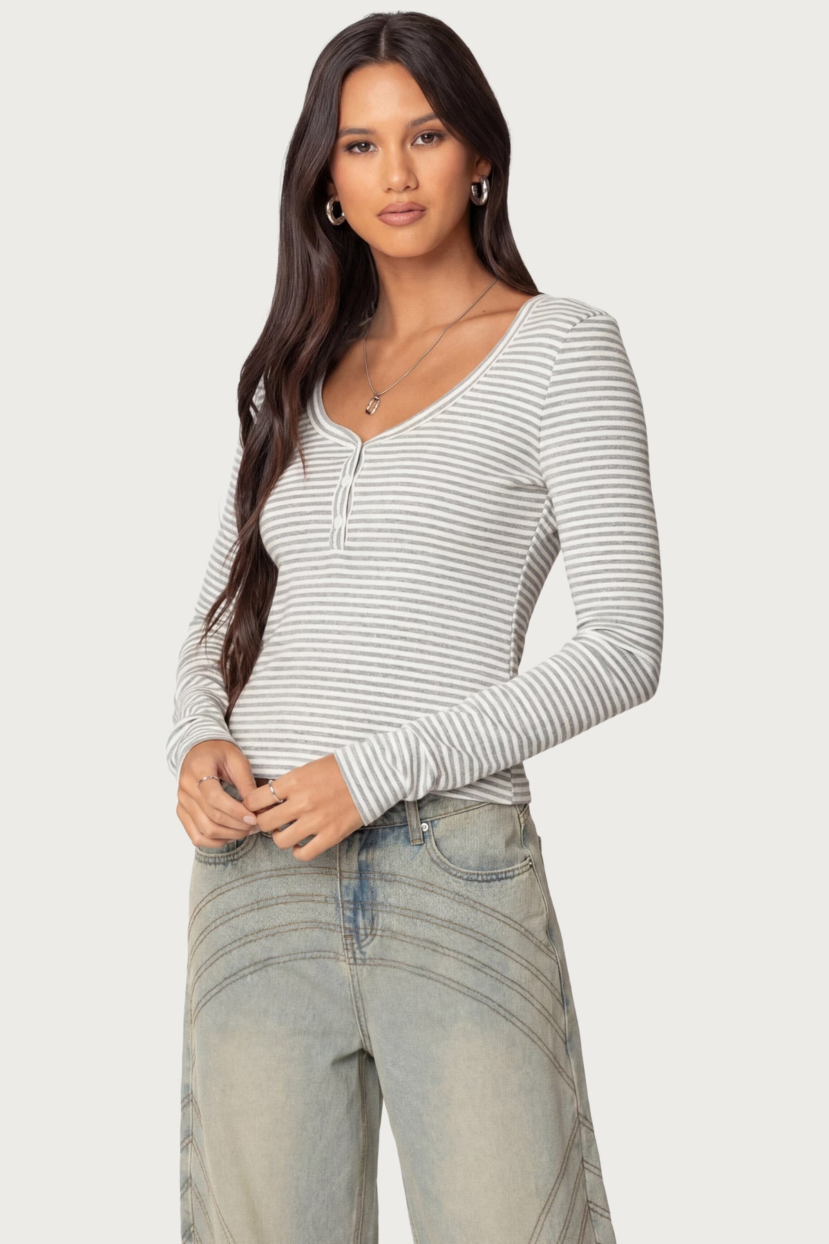 Jocelyn Striped Top - Image 4