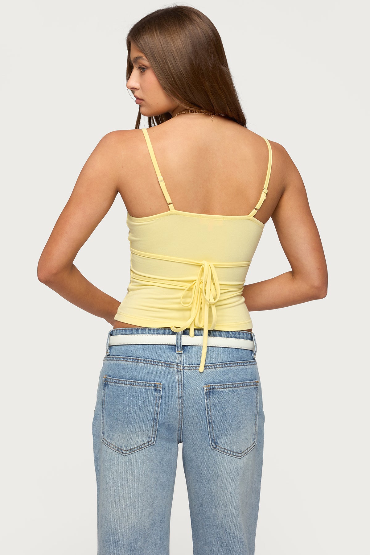 Evianna Double Tie Back Tank Top - Image 4