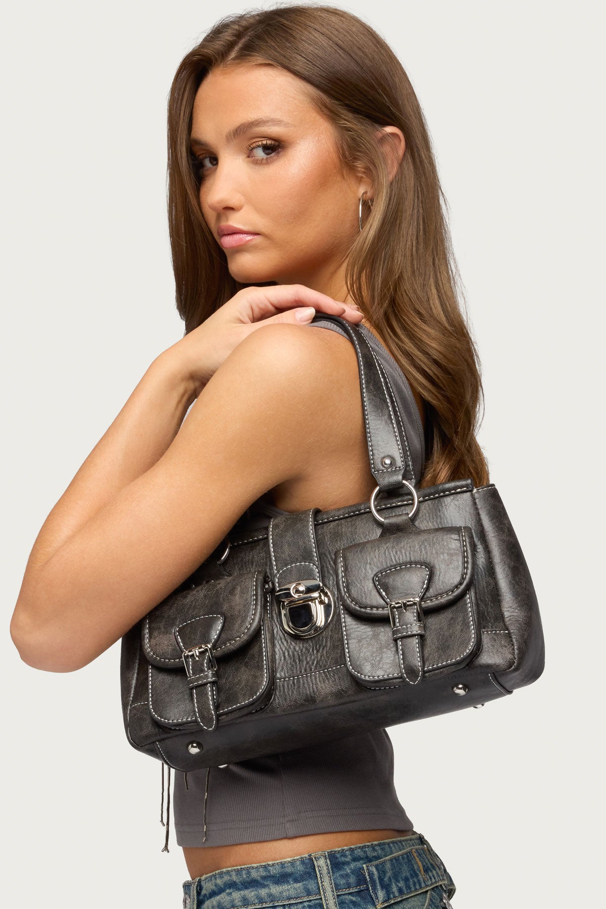 Madisone Faux Leather Bag