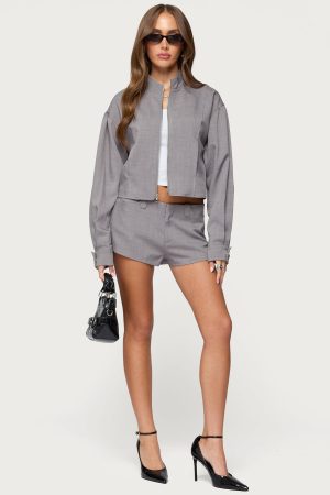 Roshelle Tailored Micro Shorts