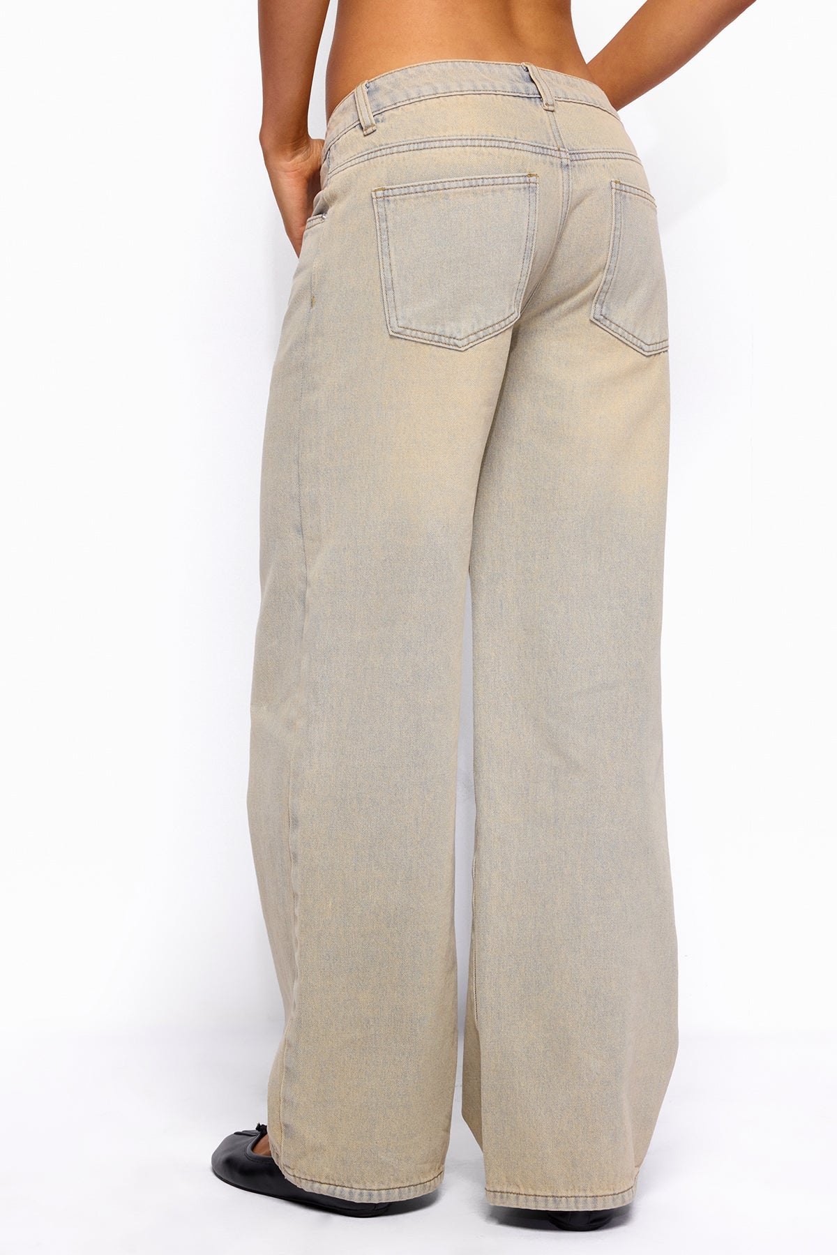 Raelynn Washed Low Rise Baggy Jeans - Image 5