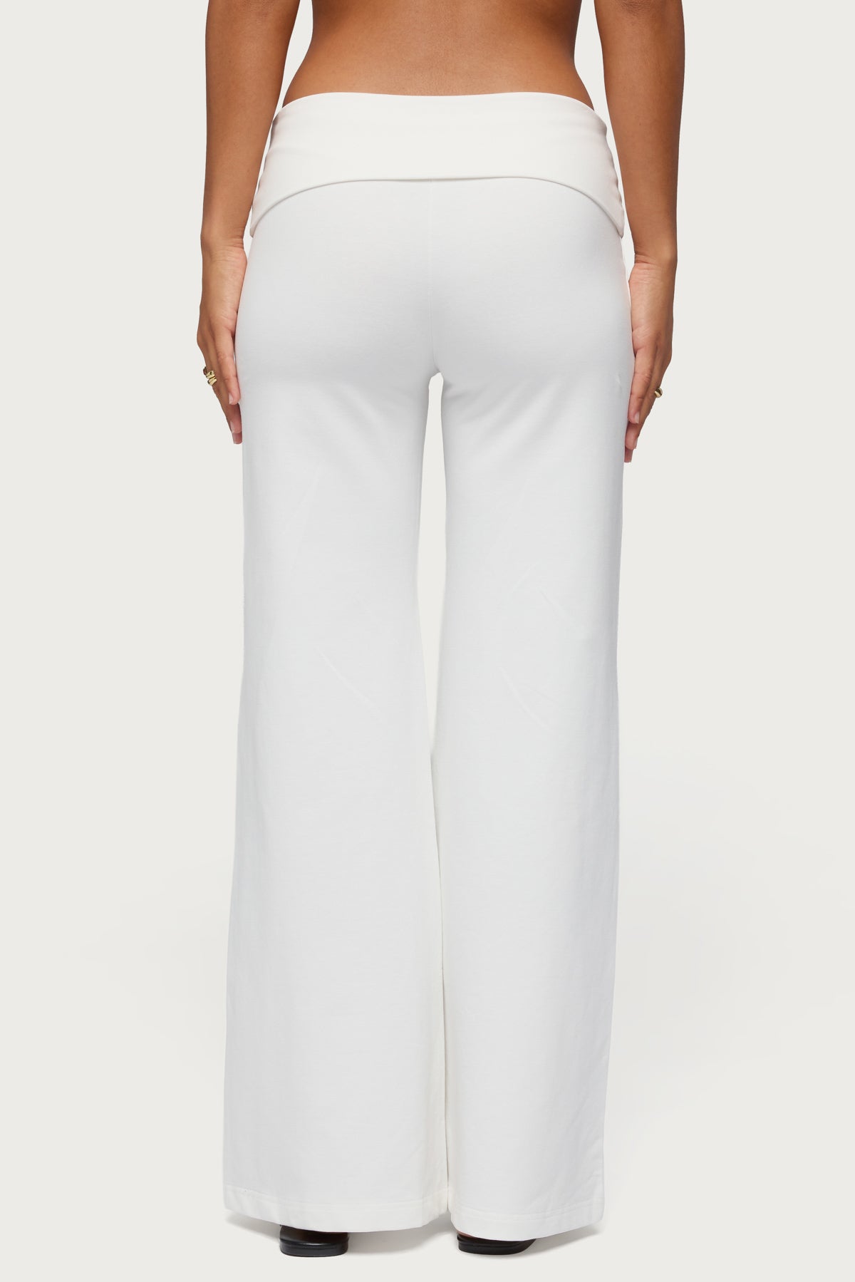 Wide Leg Foldover Pants - Image 5