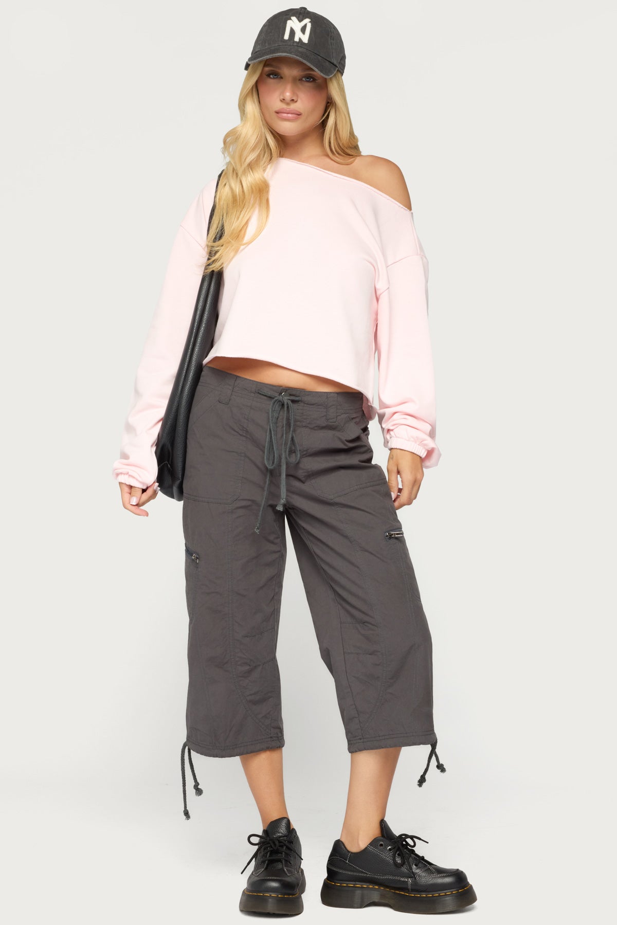 Aveline Off Shoulder Light Sweatshirt - Image 2