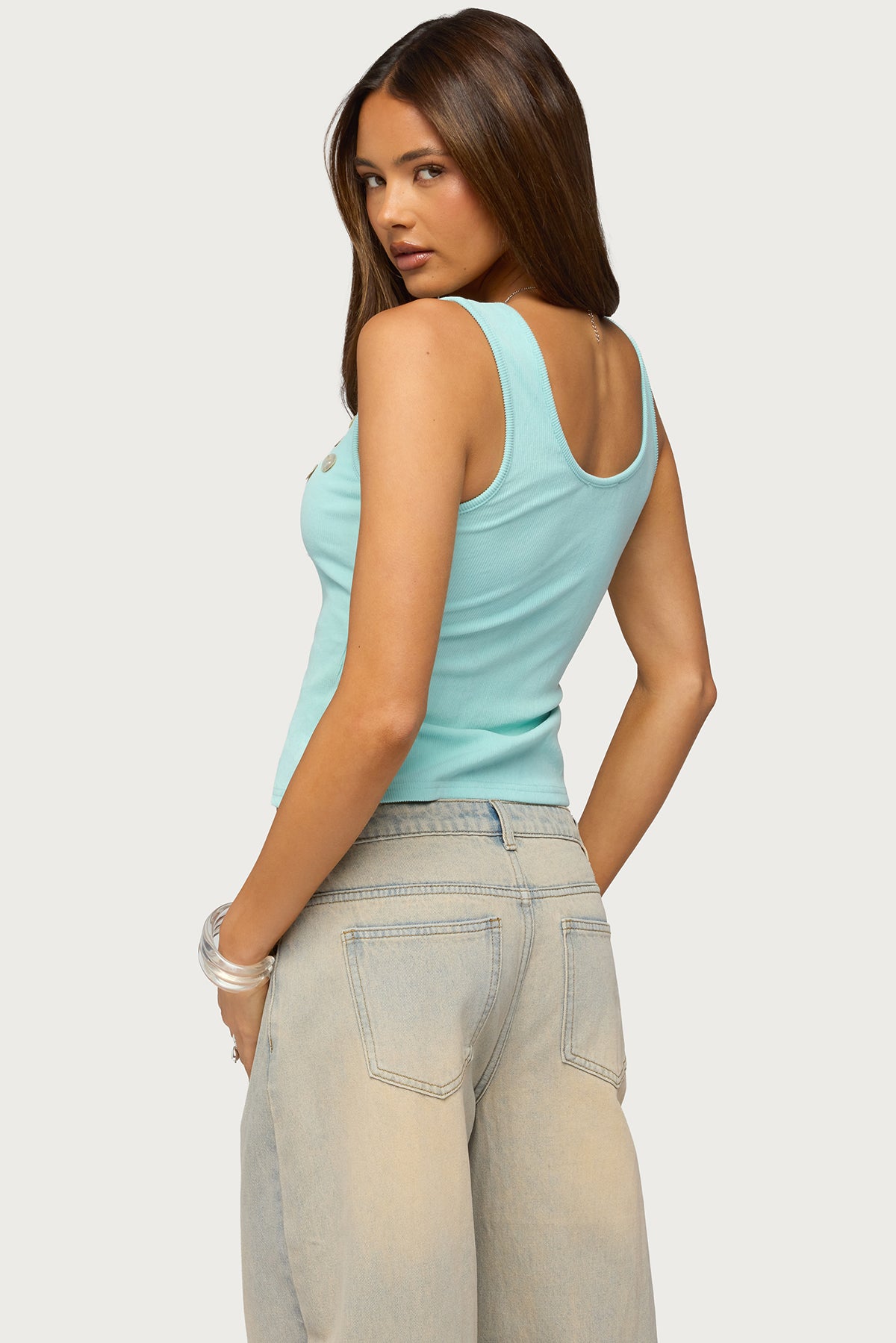 Beach Babe Scoop Tank Top - Image 5