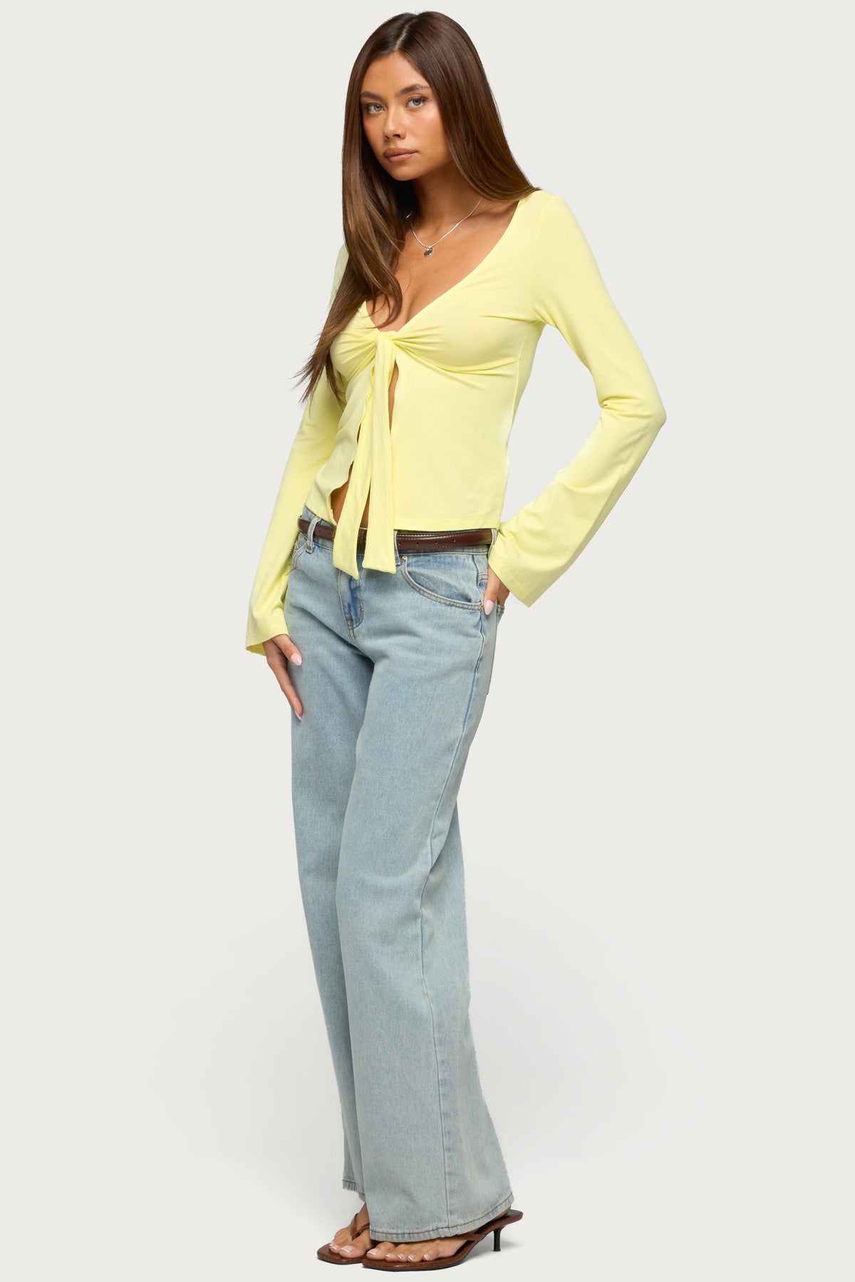 Scarlette Tie Front Top - Image 4