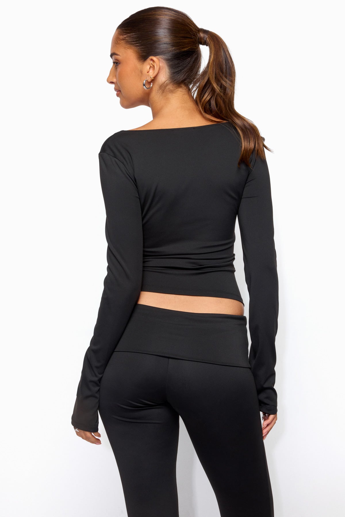 Hayden Square Neck Long Sleeve Top - Image 5