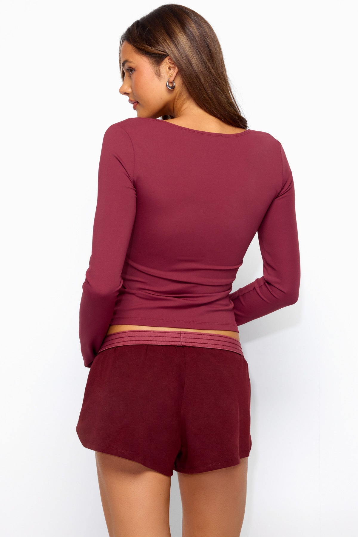 Hayden Square Neck Long Sleeve Top - Image 6