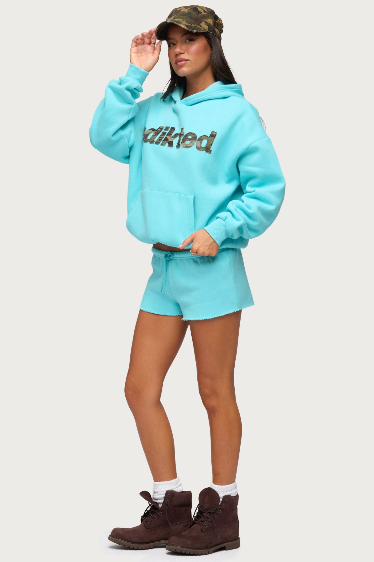 Edikted Cutie Sweat Shorts - Image 5