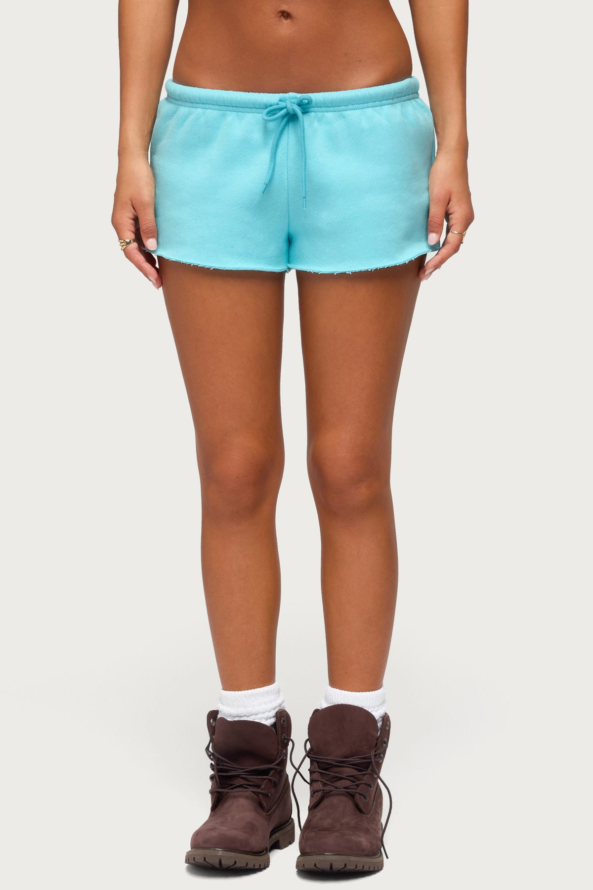 Edikted Cutie Sweat Shorts - Image 3