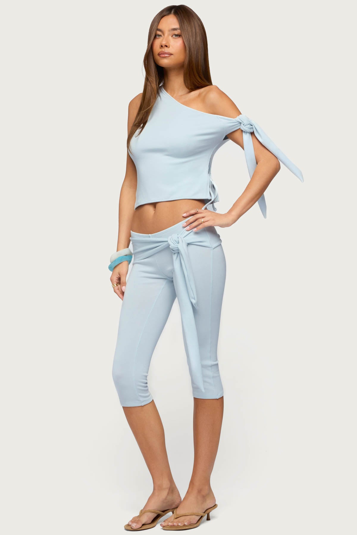 Adara Tie Capri Pants - Image 3