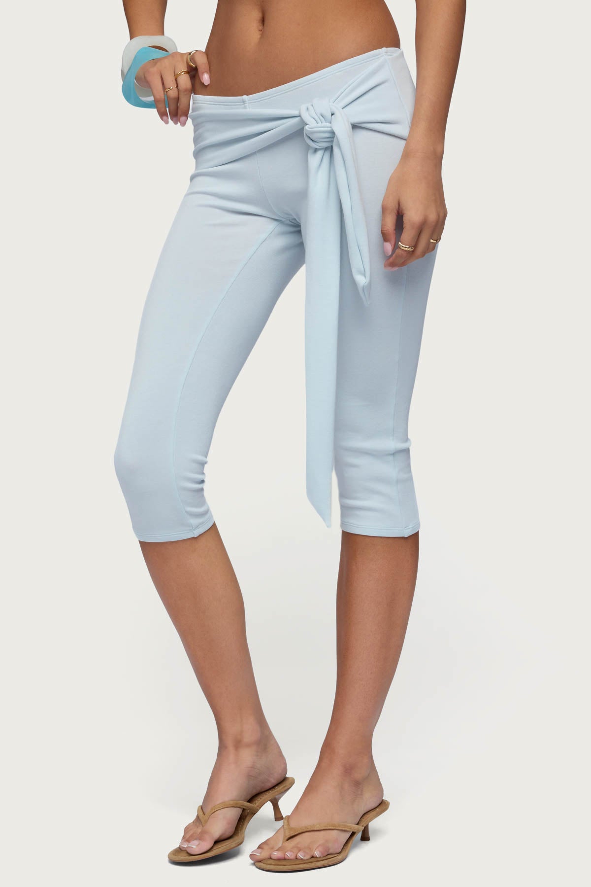 Adara Tie Capri Pants - Image 4