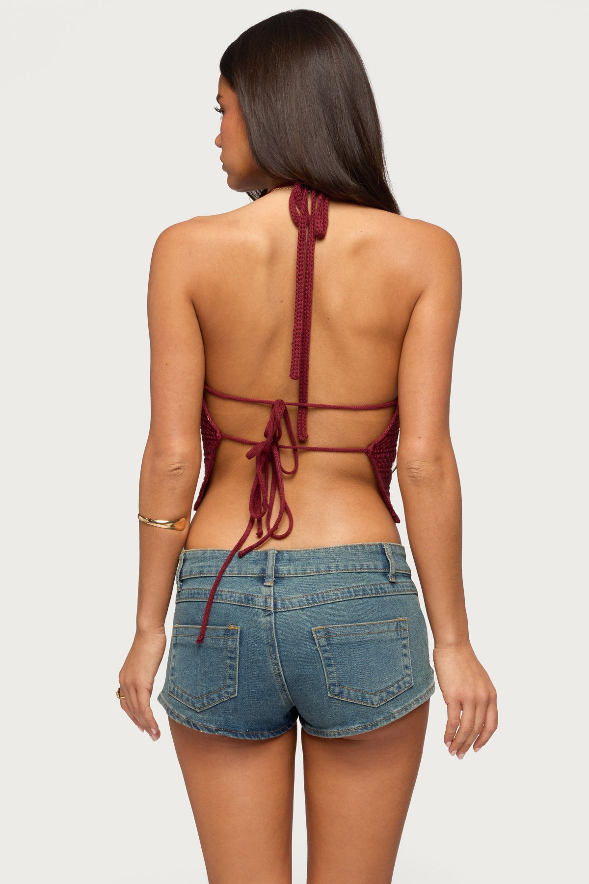 Backless Coastal Charm Crochet Top - Image 4