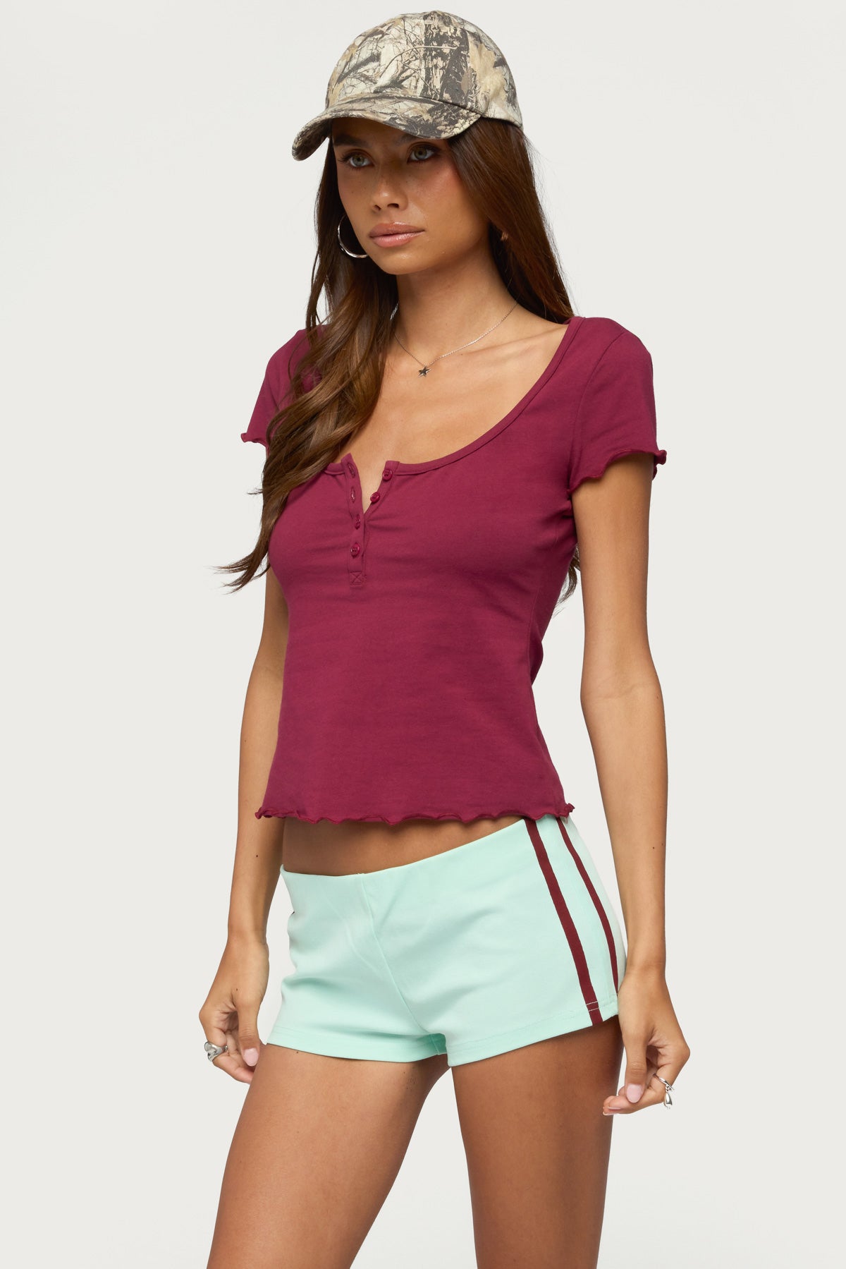 Lilibeth Henley T Shirt - Image 3