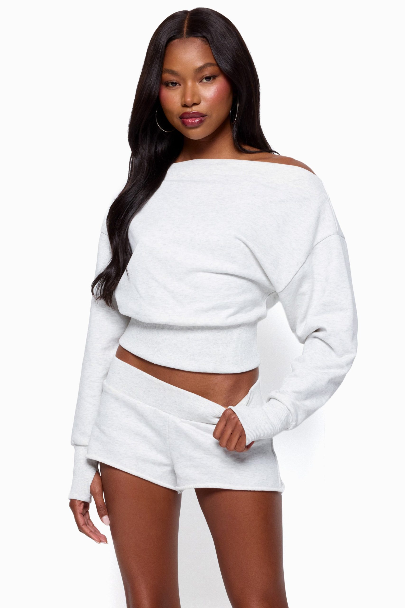 Hennie Off Shoulder Sweatshirt - Image 4
