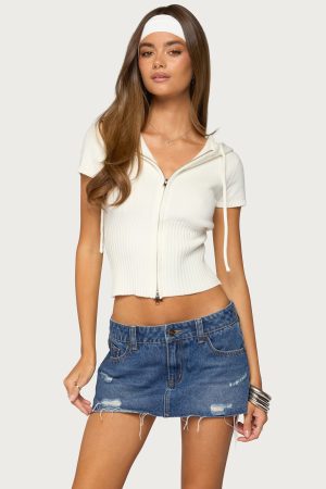 Noelani Hooded Knit Top